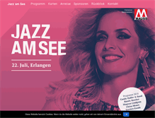 Tablet Screenshot of jazz-am-see.com